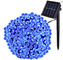 28V Decorative Blue Solar Christmas String Lights 400 LED 40m Length