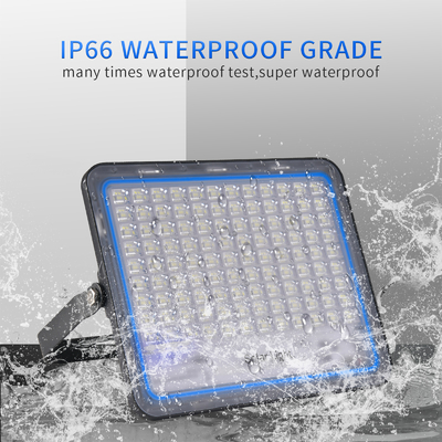 Multi - Power SMD2835 Solar Flood Lights For Courtyard IP66 with Remote Control for Yard